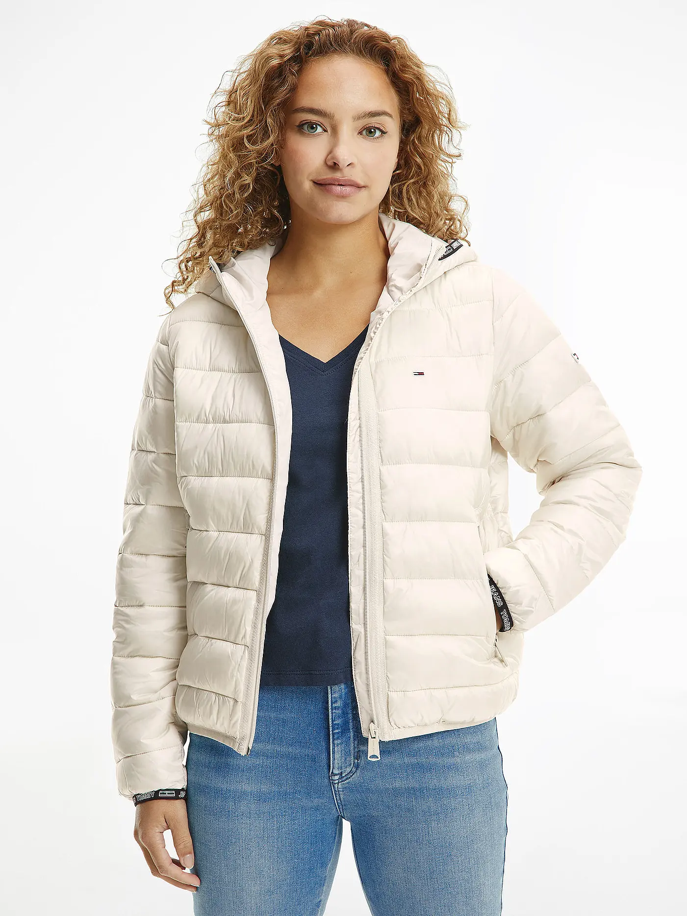 TOMMY JEANS | Steppjacke | creme